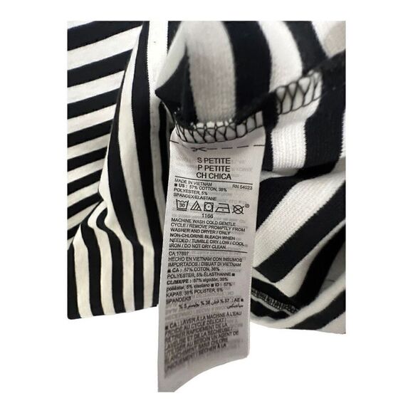 Old Navy bodycon sheath short Striped Dress blue & white women's Size Small peti - Picture 6 of 9